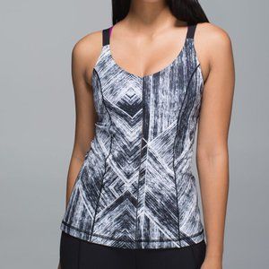 Hot to Street Tank in Heat Wave, White and Black